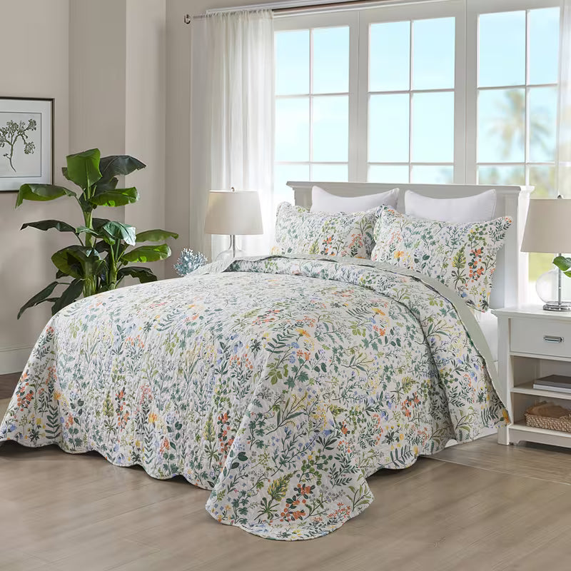3-Piece Floral Bedding Set, Includes 1 Duvet Cover and 2 Pillowcases, Soft & Breathable, Lightweight & Comfortable, Hypoallergenic