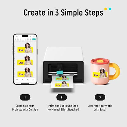 Photo Sticker Printer & Cutting Machine