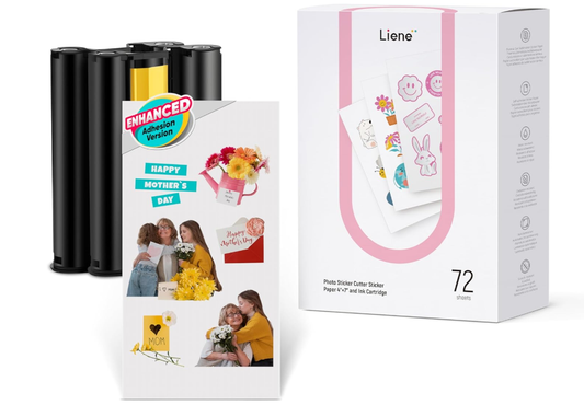 Free 2 Ink Cartridge Refills & 72 Sheets 4x7" Photo Pape